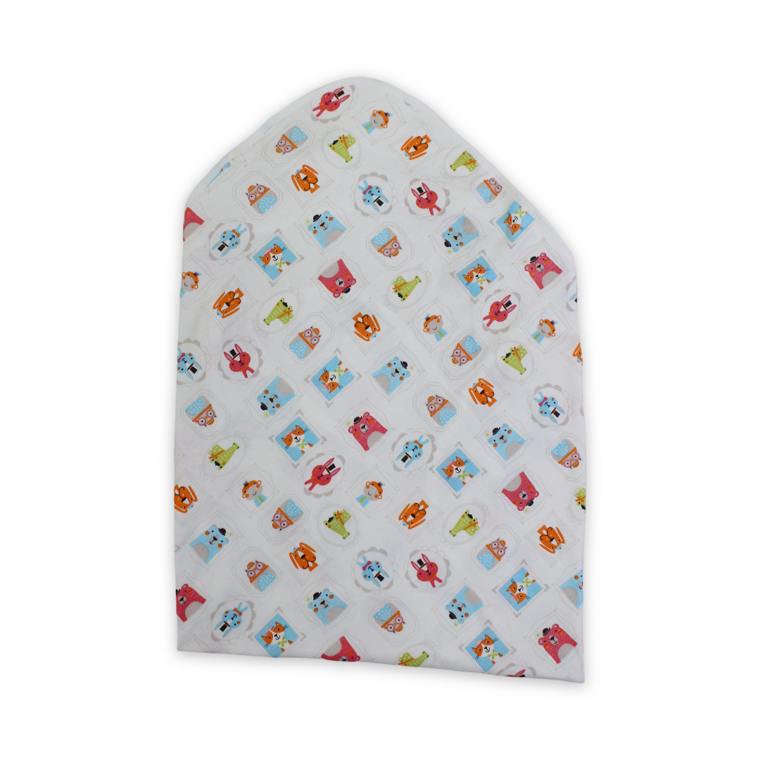 Cotton Baby Blanket – Off-White with "Dreamy Dots" Print