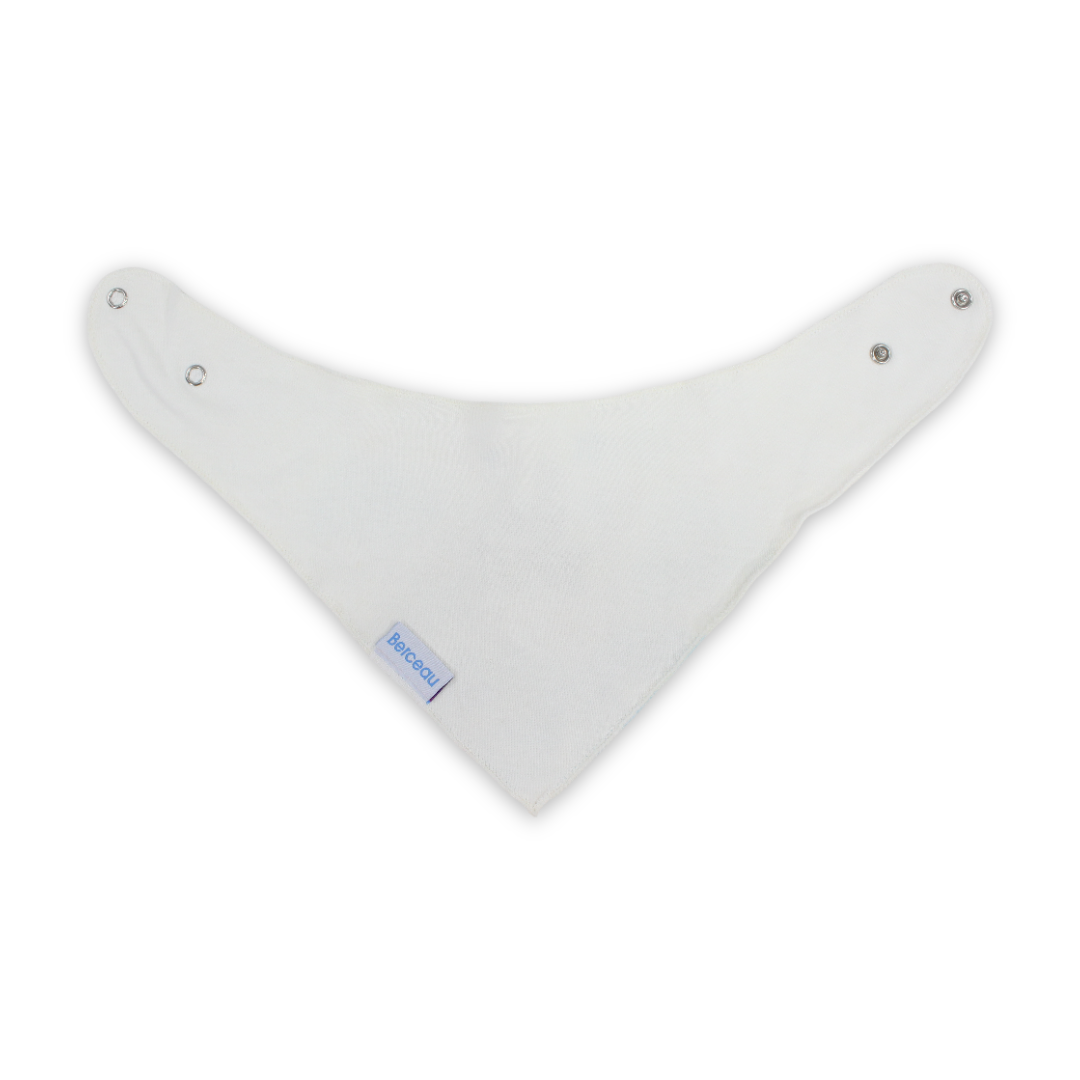 Cotton Baby Bib – White with "So Sweet" Print