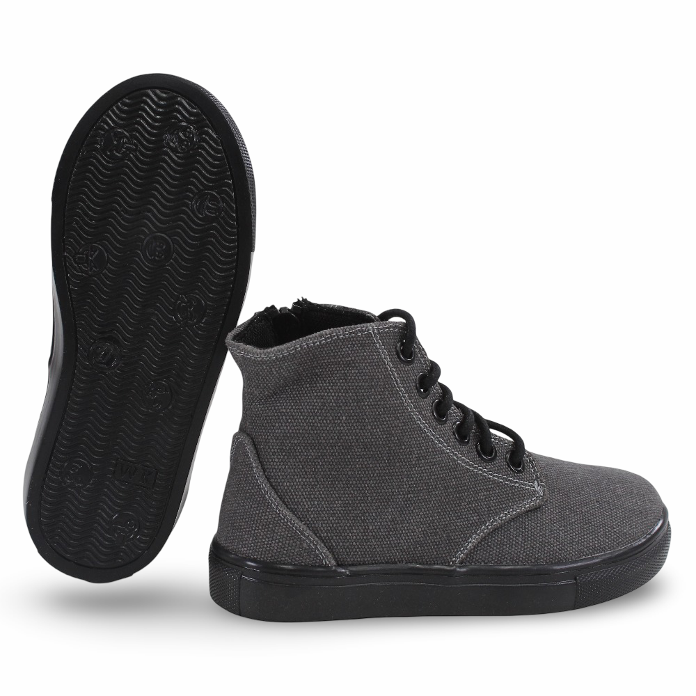 Unisex Leather Half Boots – Grey