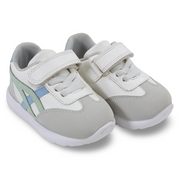 Unisex Baby Leather Sneakers – White/Mint/Light Blue