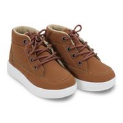 Unisex Leather Half Boots - Brown