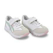 Baby Girls Leather Sneakers – White*Mint*Pink