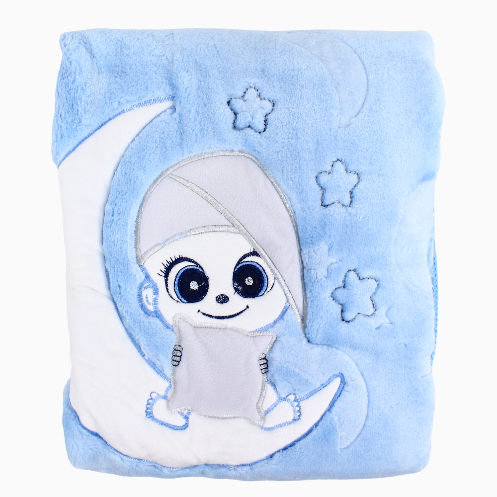 Baby Fur Blanket - Cute Sleepy Design