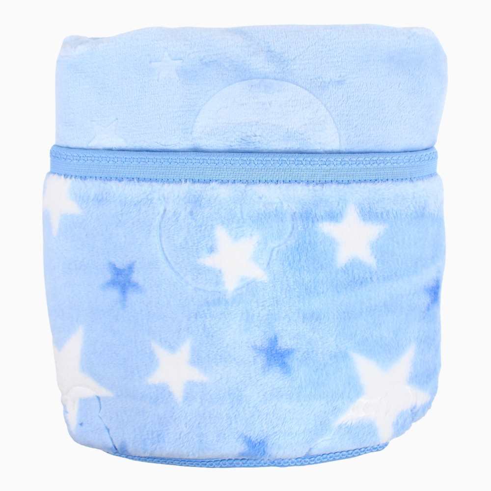 Baby Fur Blanket – Embossed Stars