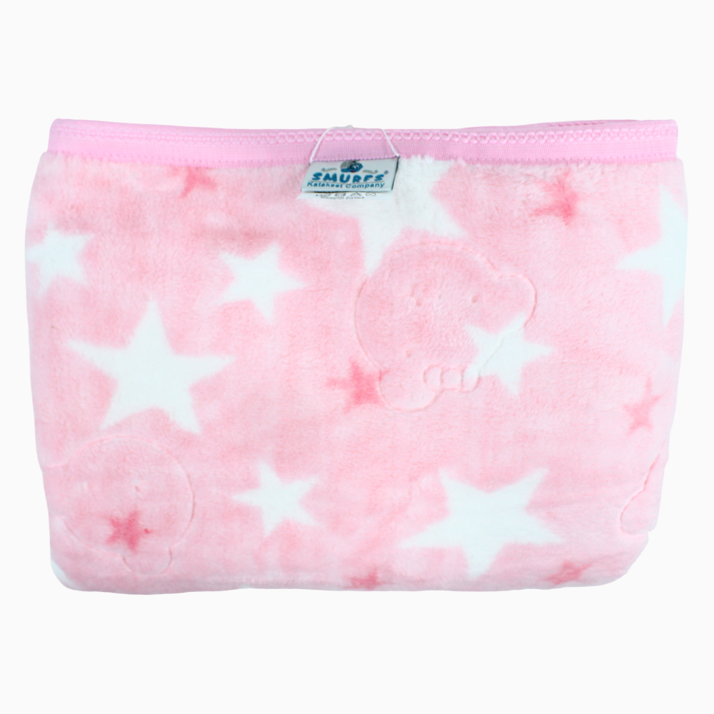 Baby Fur Blanket – Embossed Stars