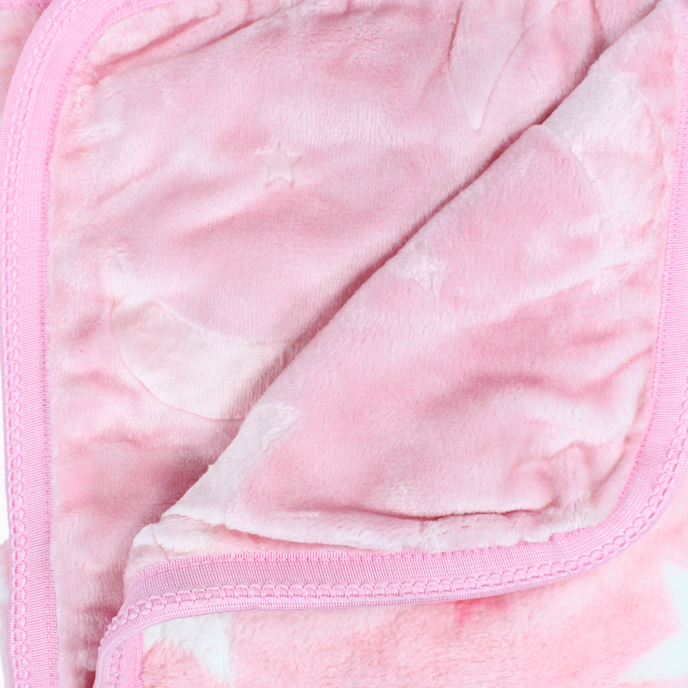 Baby Fur Blanket – Embossed Stars