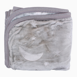 Baby Fur Blanket – Embossed Stars