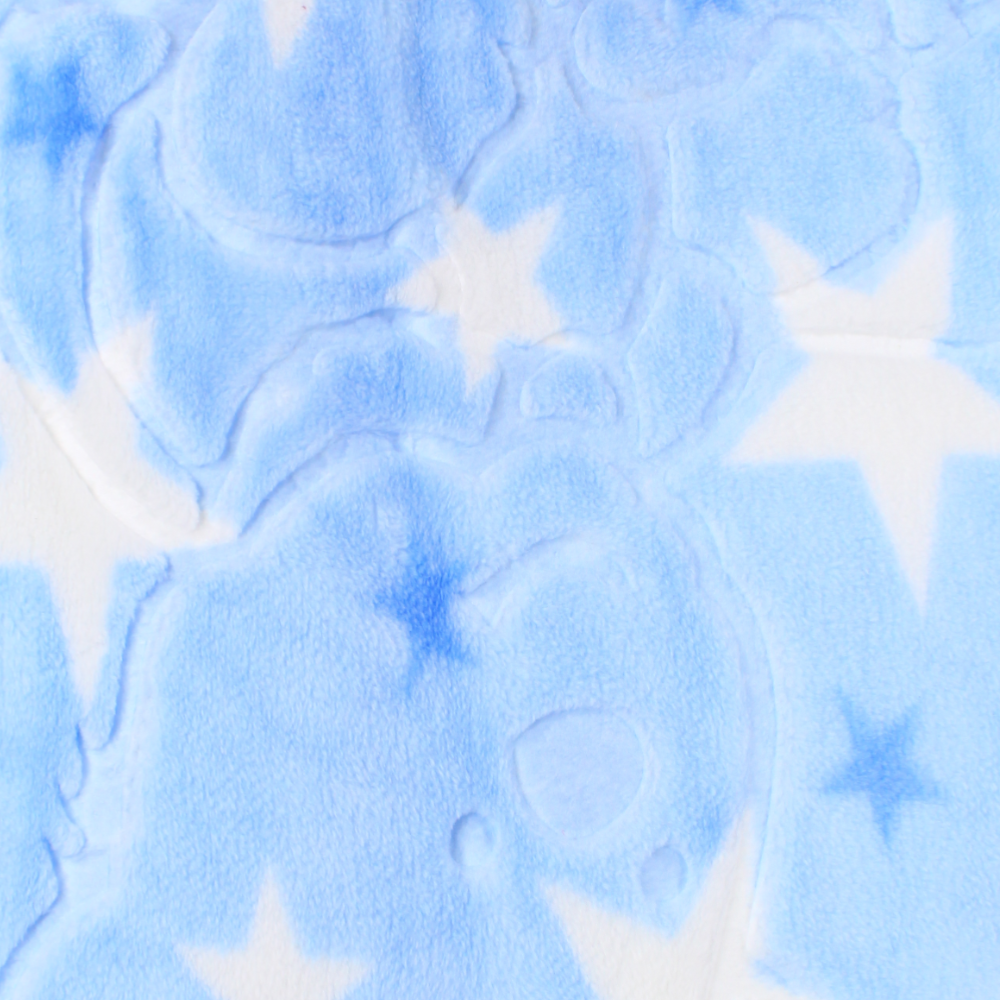 Babies' Velvet Blanket – Multicolor Turkish Star Design