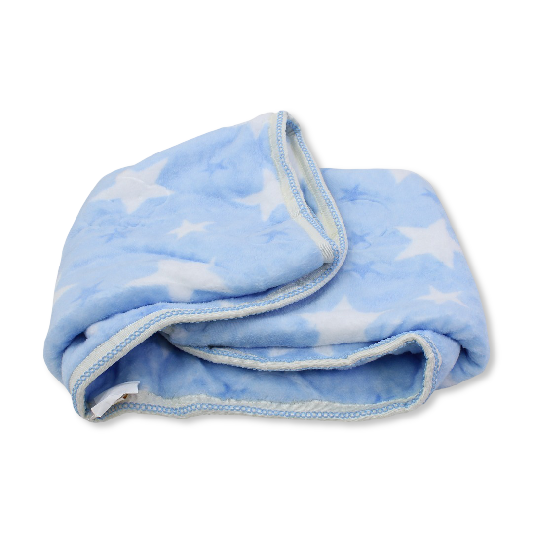 Babies' Velvet Blanket – Multicolor Turkish Star Design