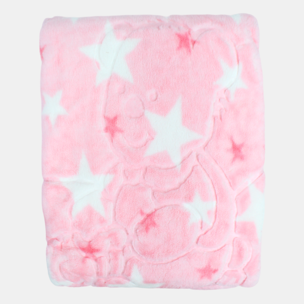 Babies' Velvet Blanket – Multicolor Turkish Star Design