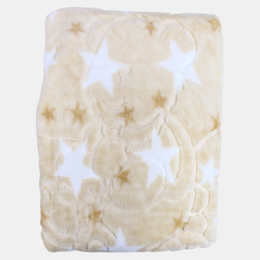 Babies' Velvet Blanket – Multicolor Turkish Star Design
