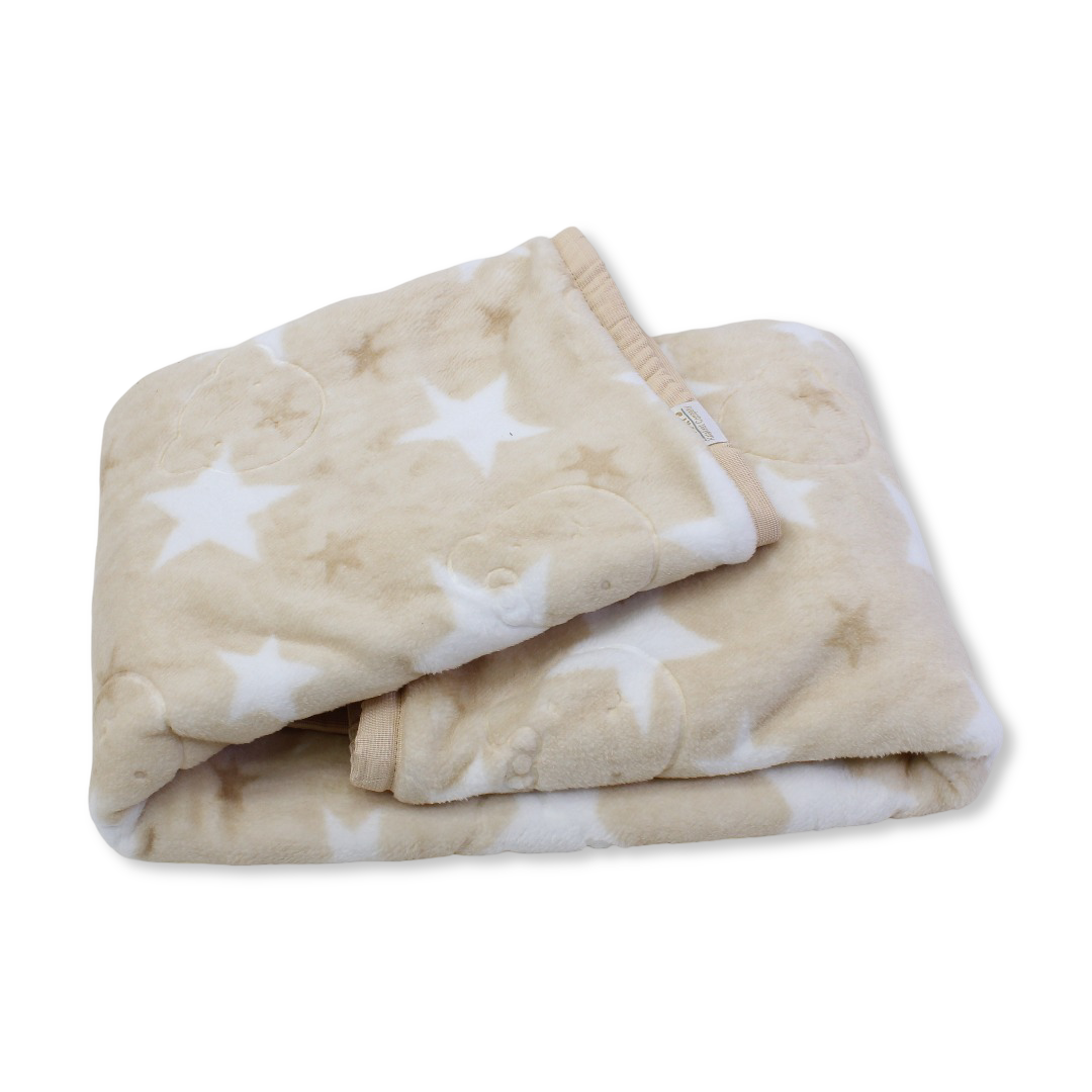 Babies' Velvet Blanket – Multicolor Turkish Star Design