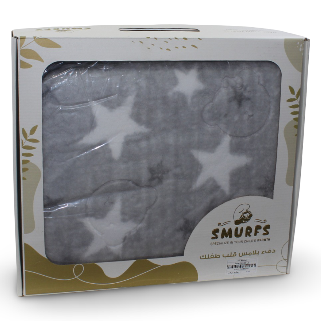 Babies' Velvet Blanket – Multicolor Turkish Star Design