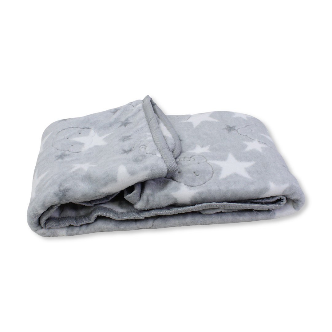 Babies' Velvet Blanket – Multicolor Turkish Star Design