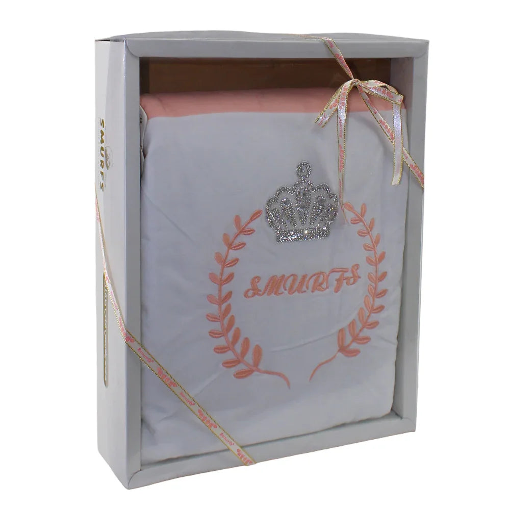 Velvet Baby Blanket – Crown Design