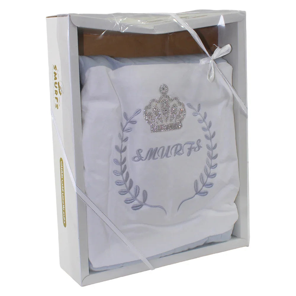 Velvet Baby Blanket – Crown Design