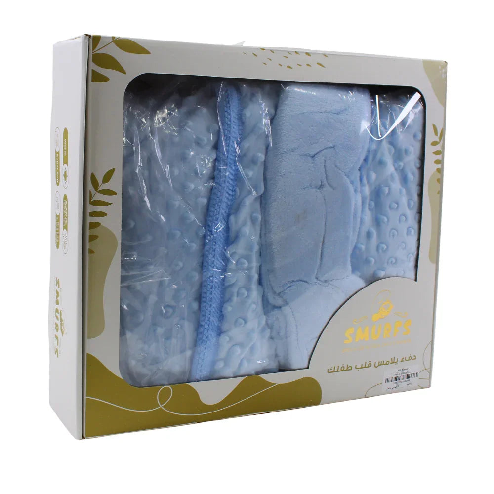 Velvet Baby Blanket – Bubbles Pattern