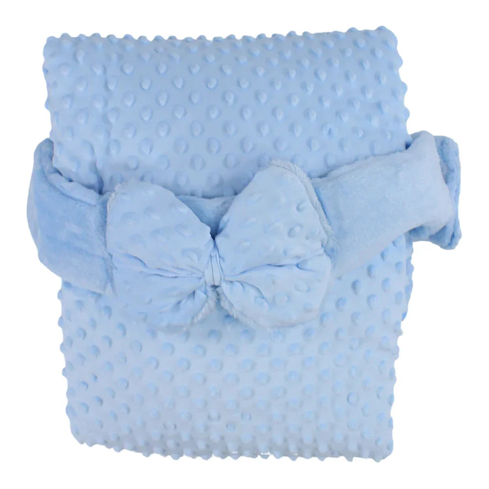 Velvet Baby Blanket – Bubbles Pattern