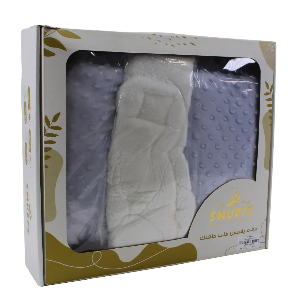 Velvet Baby Blanket – Bubbles Pattern