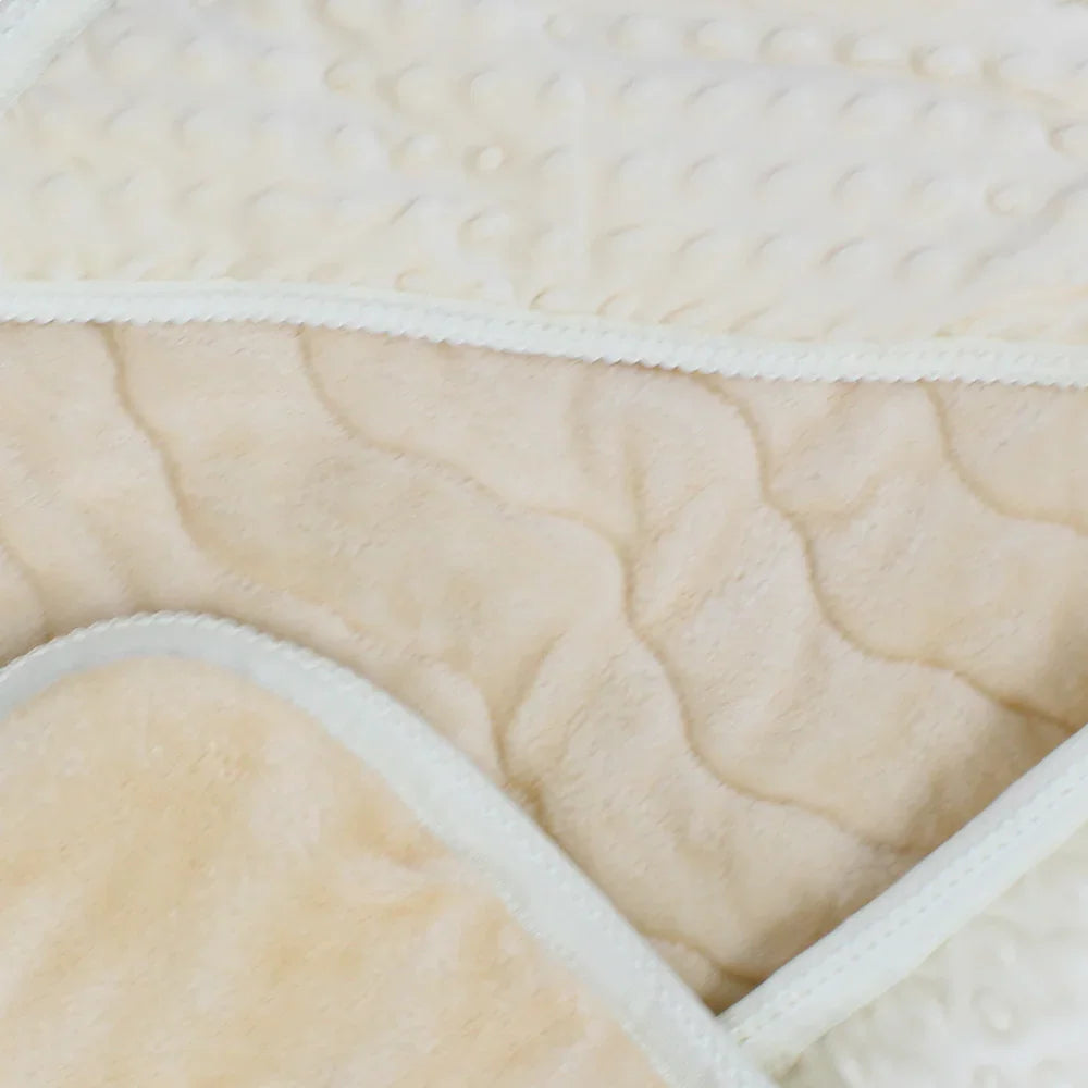 Velvet Baby Blanket – Bubbles Pattern