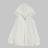 Plain Long-Sleeved Hooded Jacket