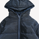 Plain Long-Sleeved Waterproof Hooded Jacket