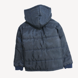 Plain Long-Sleeved Waterproof Hooded Jacket