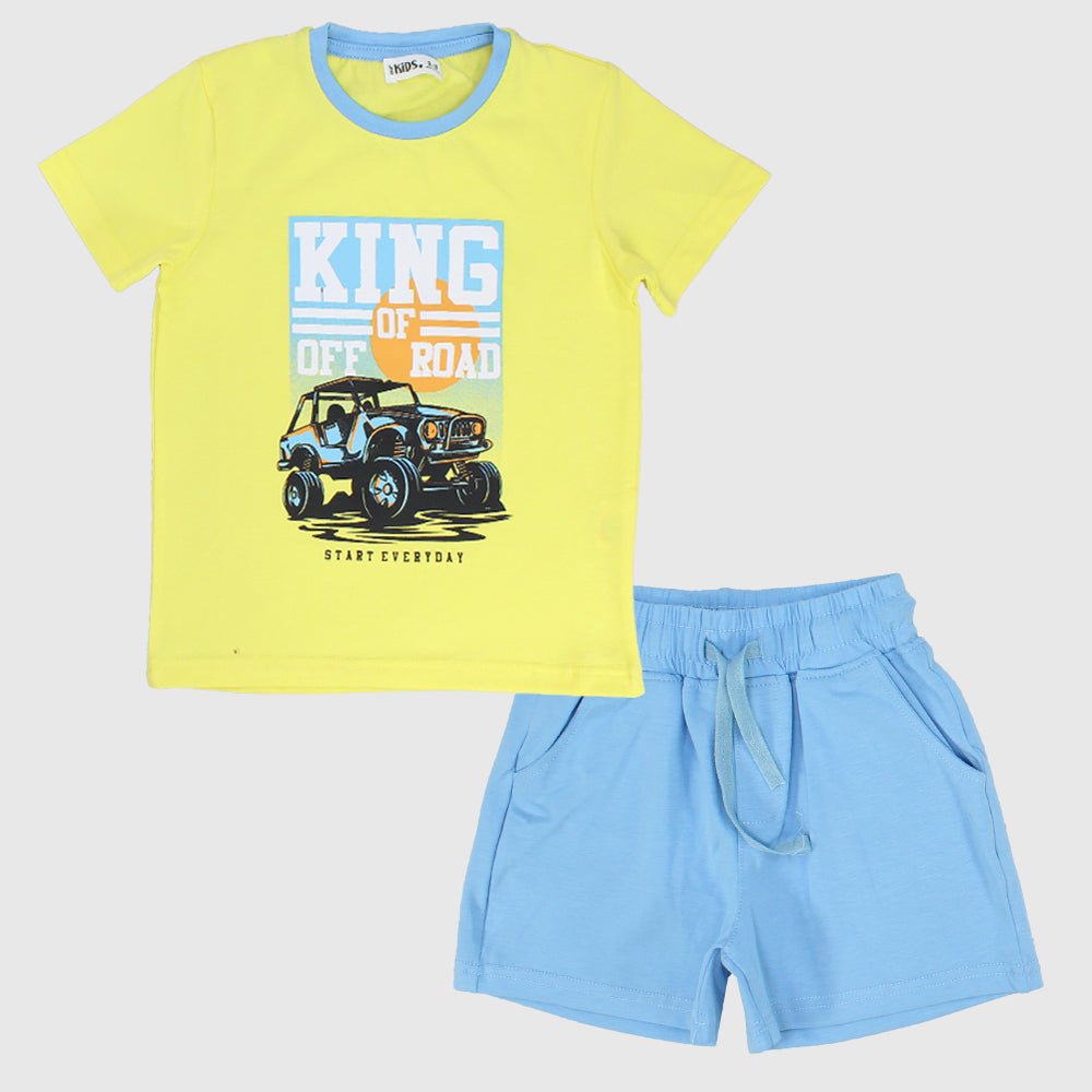 "King Of Off Road" Short-Sleeved Pajama