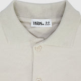 Beige Short-Sleeved Polo Shirt