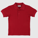 Red Short-Sleeved Polo Shirt