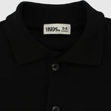 Black Short-Sleeved Polo Shirt