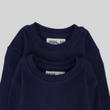 Navy Long-Sleeved Thermal Top Pack