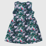 Leafy Sleeveless Dress