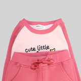 Cute Little Cupcake Long-Sleeved Fleeced Pajama