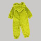 Pistachio Teddy Fleeced Hooded Onesie