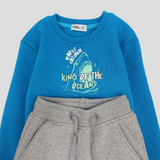 King Of The Ocean Long-Sleeved Fleeced Pajama