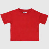 Plain Red Short-Sleeved T-Shirt