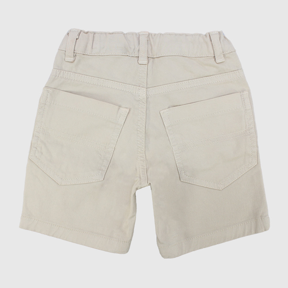 Plain Gabardine Shorts