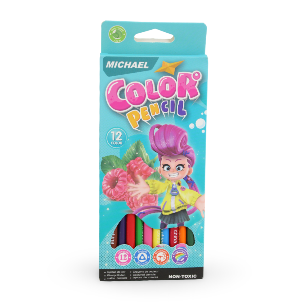 Michael Colored Pencil Set – 12 Colors
