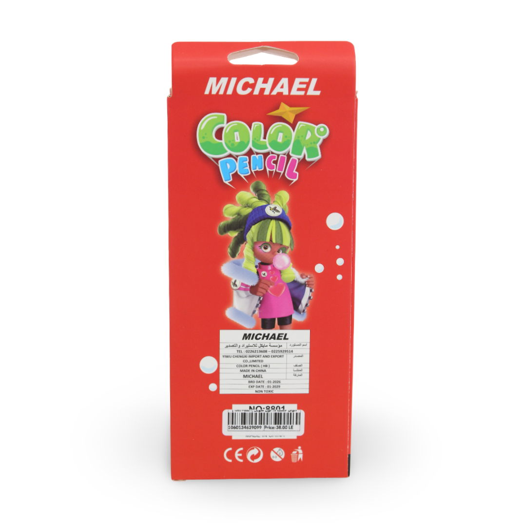 Michael Colored Pencil Set – 12 Colors