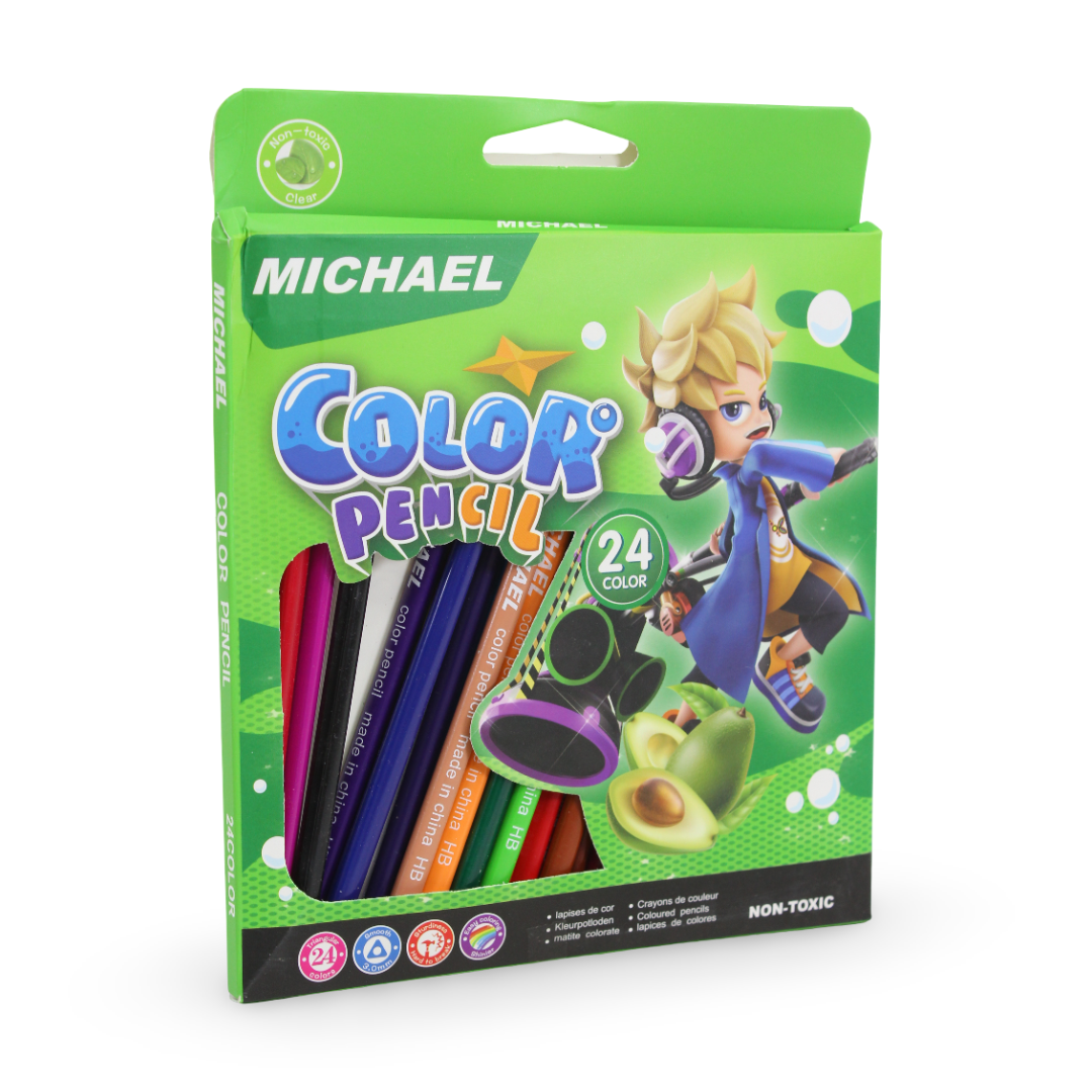 Michael Colored Pencil Set – 24 Colors