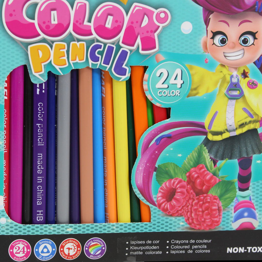 Michael Colored Pencil Set – 24 Colors