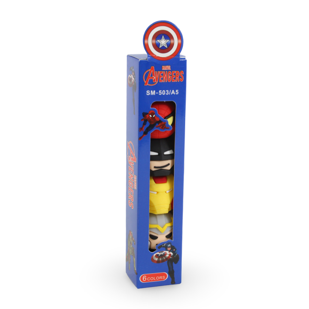 Marvel 6 Highlighter Set