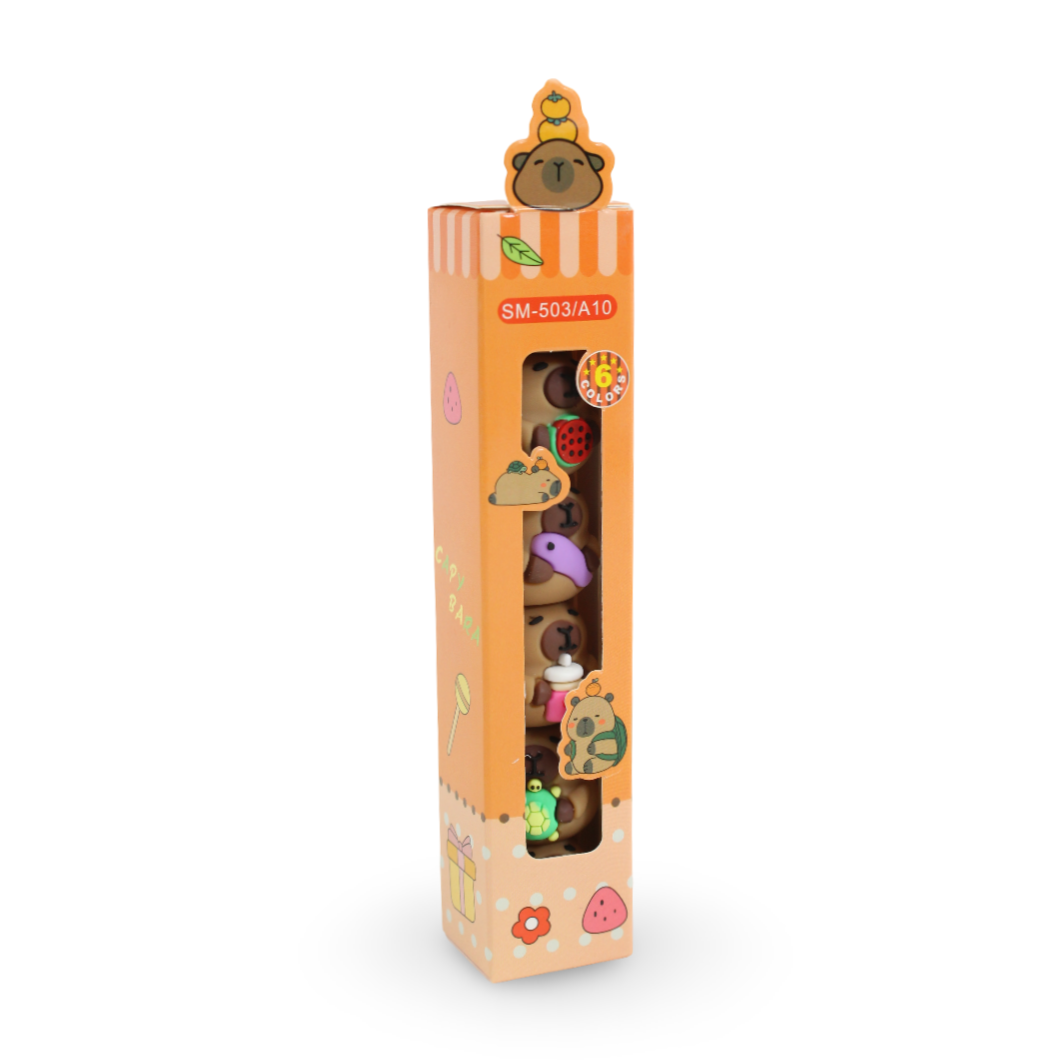 Capybara 6 Highlighter Set