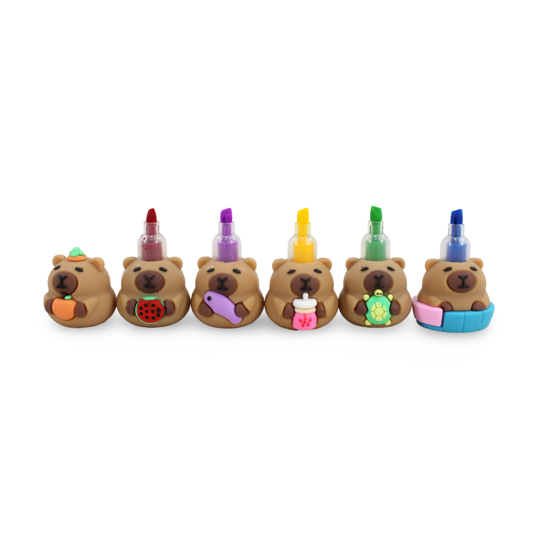 Capybara 6 Highlighter Set