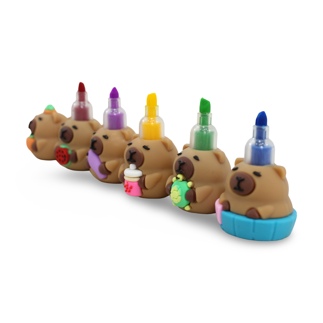 Capybara 6 Highlighter Set