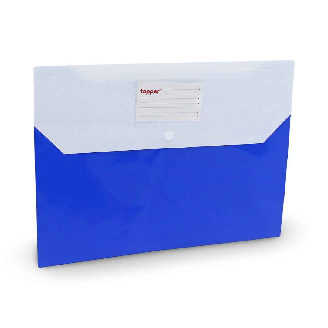 Topper Document Folder – Blue