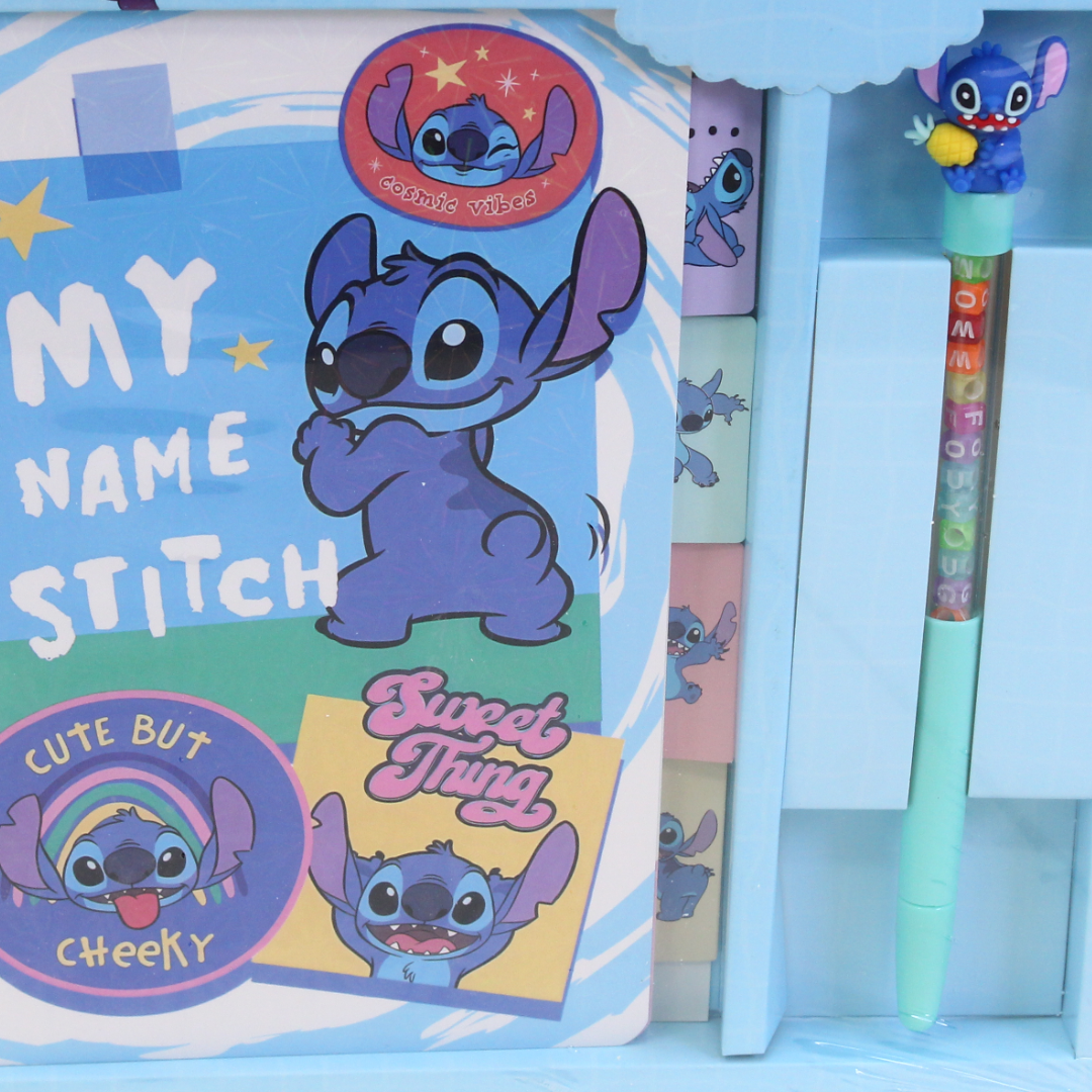 Stitch Stationery Set (Notebook + Pen)
