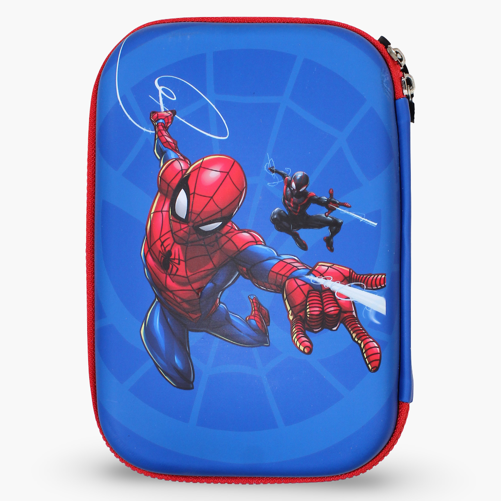Spiderman Pencil Case - Blue & Red