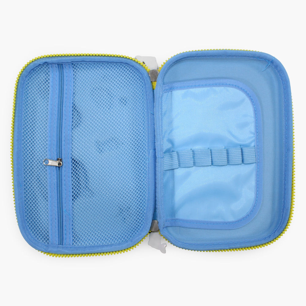 Fish Design Pencil Case – Blue